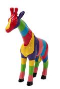 Statue Girafe en Résine Multicolore - 50cm