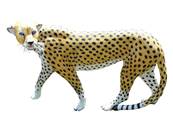 Sculpture Jaguar grandeur nature L-150cm