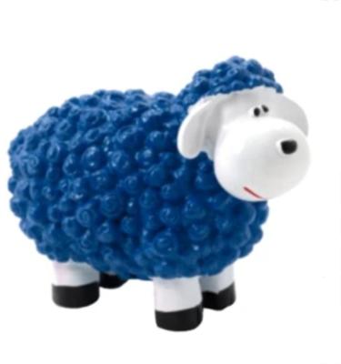 Statue en résine d'un Mouton Fun Bleu - 40cm