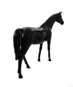 Sculpture Cheval coloré en Résine Noir - 220cm