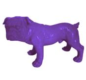 Sculpture en Résine Carling Violet - 68cm