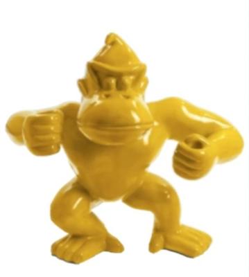 Statue en Résine Donkey Kong Jaune - 120cm 